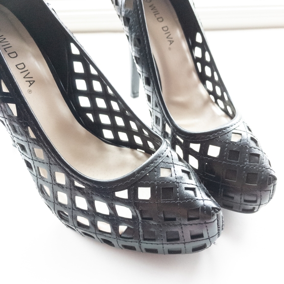 2/$20 Black High Heels - Picture 3 of 8